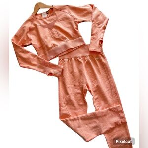 ABYL Motion Seamless Activewear Set Size M (Crop Top + Leggings)